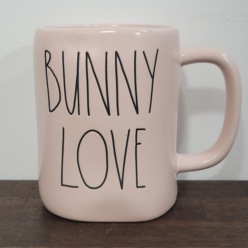 Rae Dunn Bunny Love Pink Mug